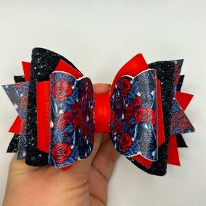 Dark Vader handmade leather bow